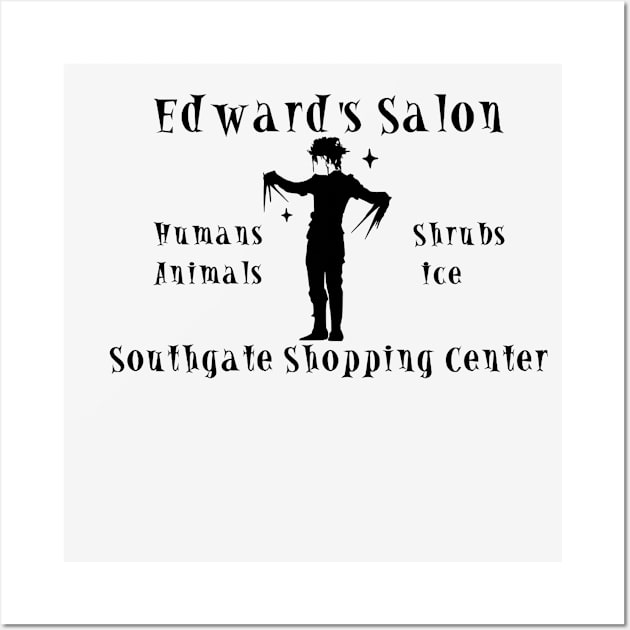 Edward Scissorhands Salon Wall Art by Penny Lane Designs Co.